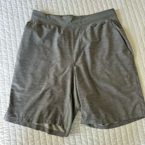 Lululemon T.H.E Linerless Shorts, 9inch inseam size large silver/grey